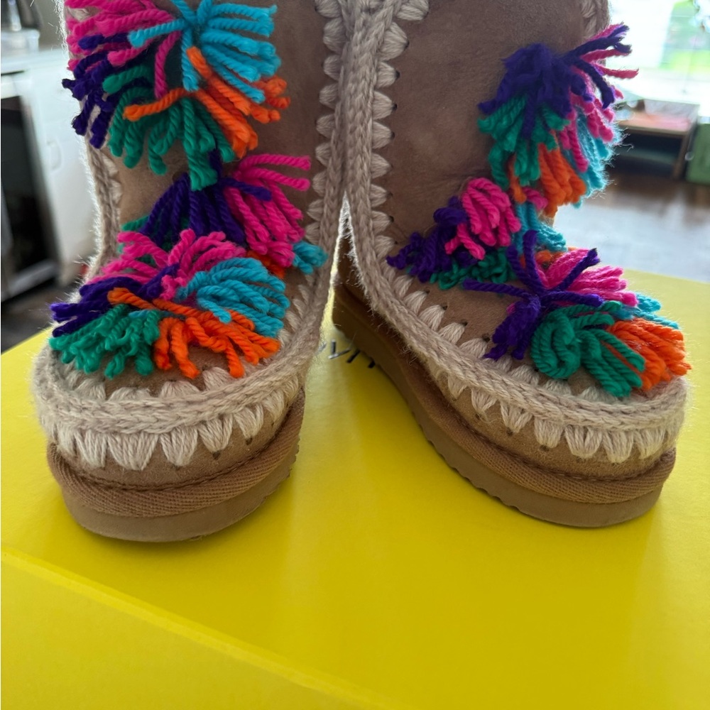 Colorful Tassel Women's Boots